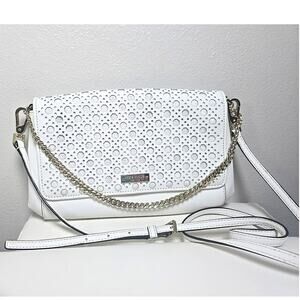 $360 New Kate Spade Newbury Lane Caining Small Rachelle Crossbody White